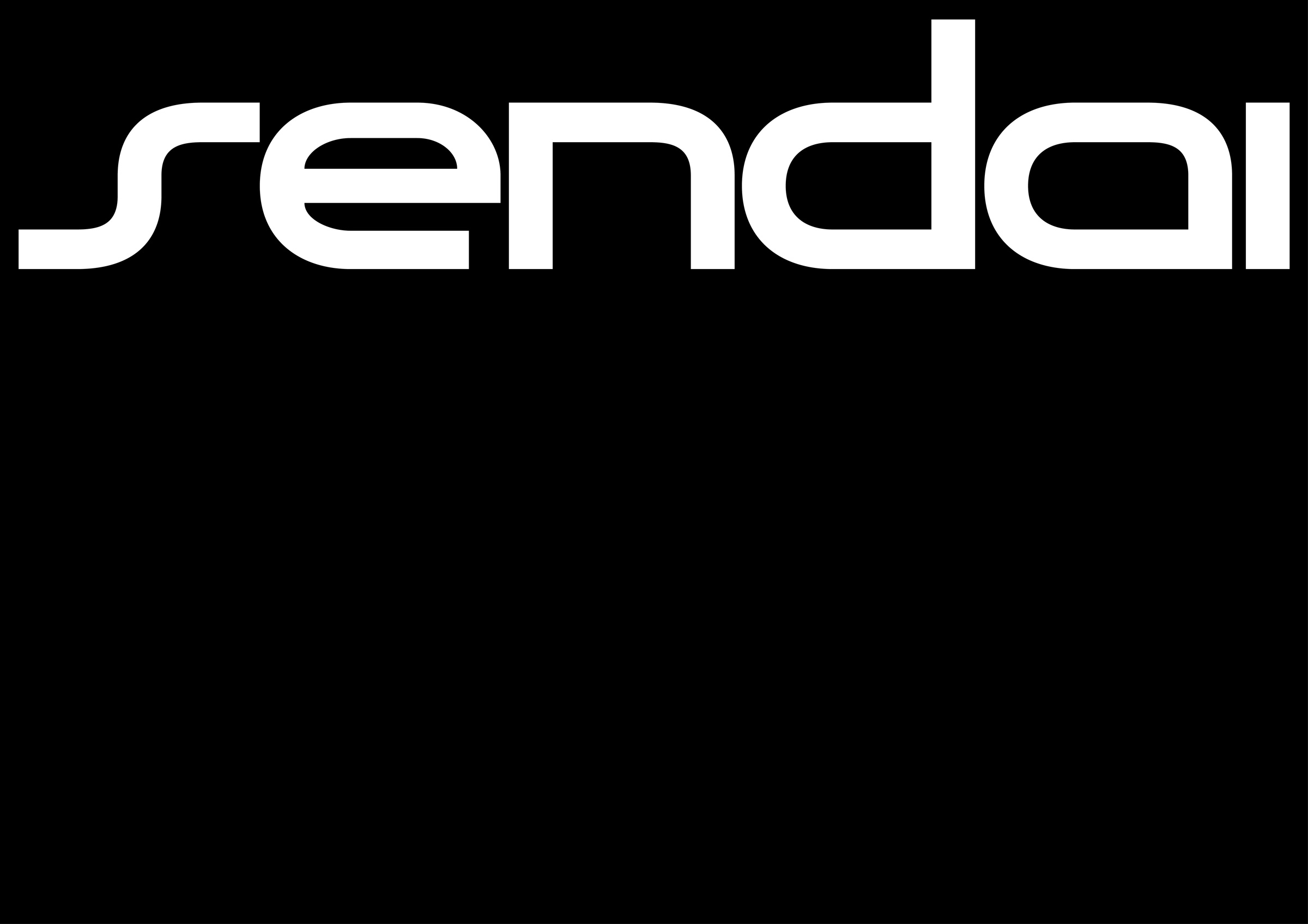 sendai typeface, wordmark